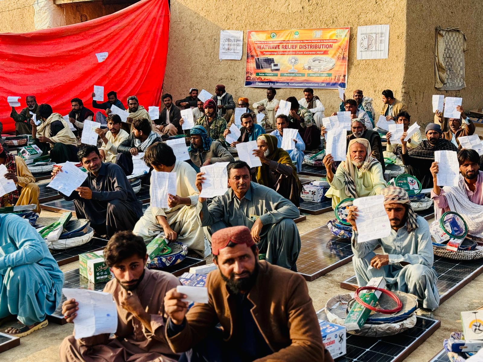 CDF humanitarian response activity in Balochistan
